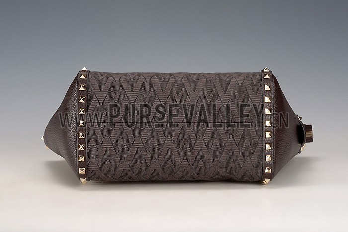 Valentino Viva Valentino Fabric Top Handle Bag Military Green