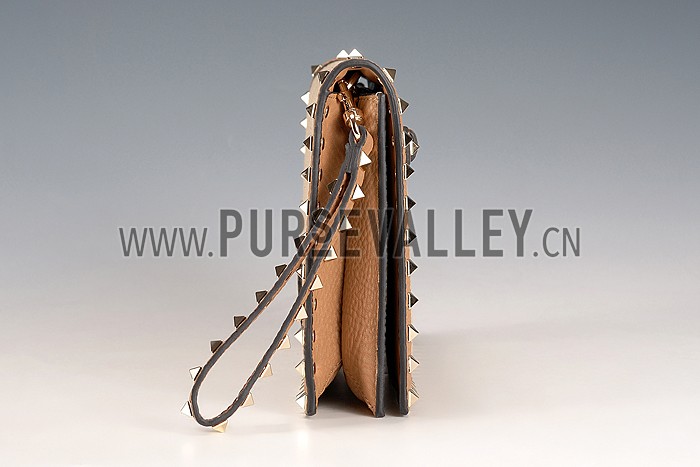 Valentino Viva Valentino Fabric Clutch Black