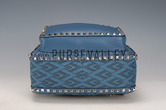 Valentino Viva Valentino Fabric Backpack Blue