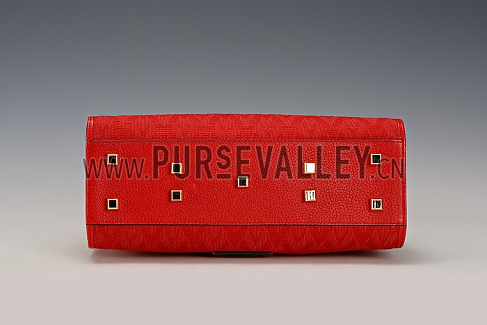 Valentino Viva Valentino Fabric Single Handle Bag Red