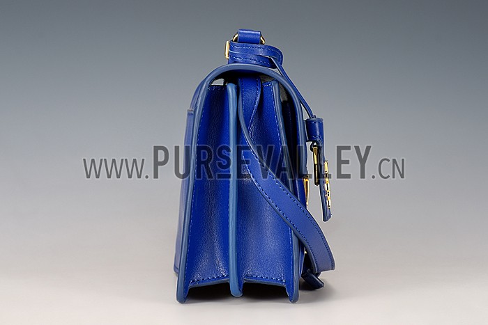 Saint Laurent High School Medium Bag Blue