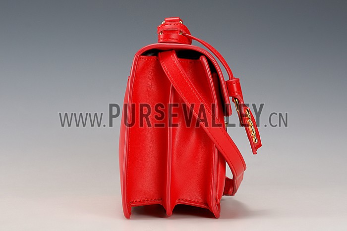 Saint Laurent High School Medium Bag Red