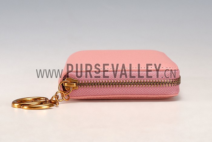 Gucci Marmont Leather Wallet Pink