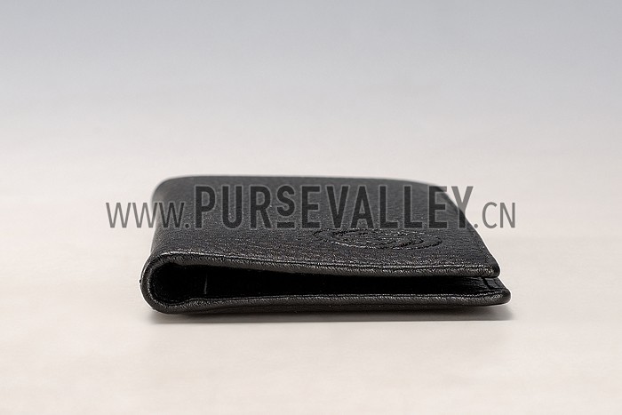 Gucci Long Wallet Black Leather