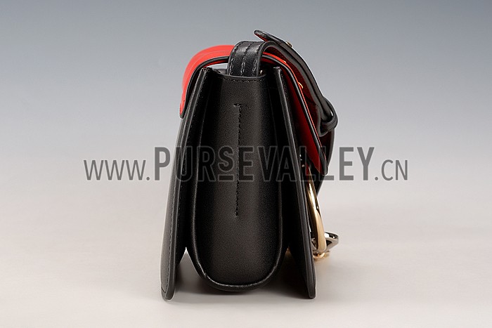 Chloe Faye Small Bag Black And Red