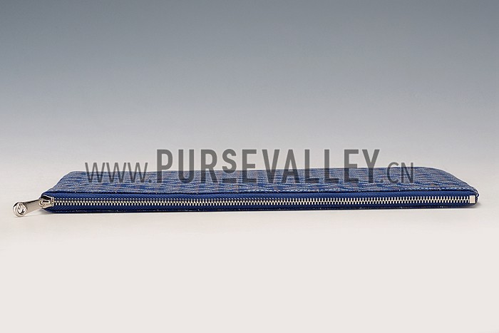 Goyard Large Pouch Blue