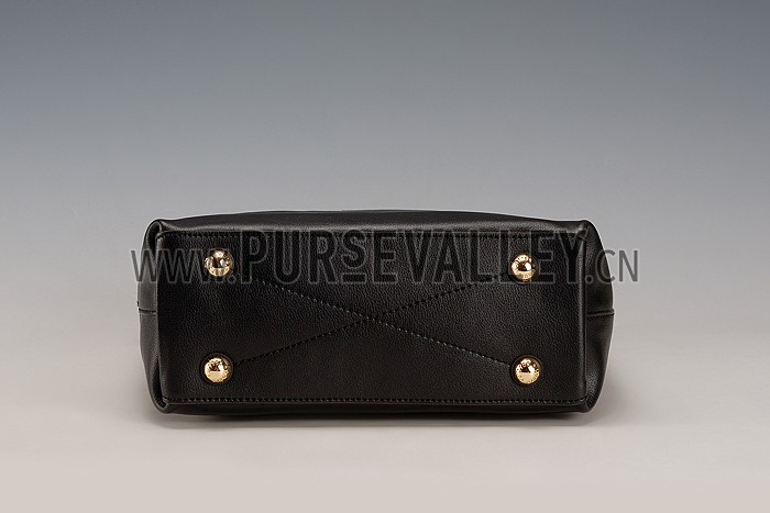Louis Vuitton Flore Black With Tan Handles