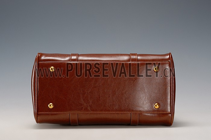Prada Classic Top Handle Brown