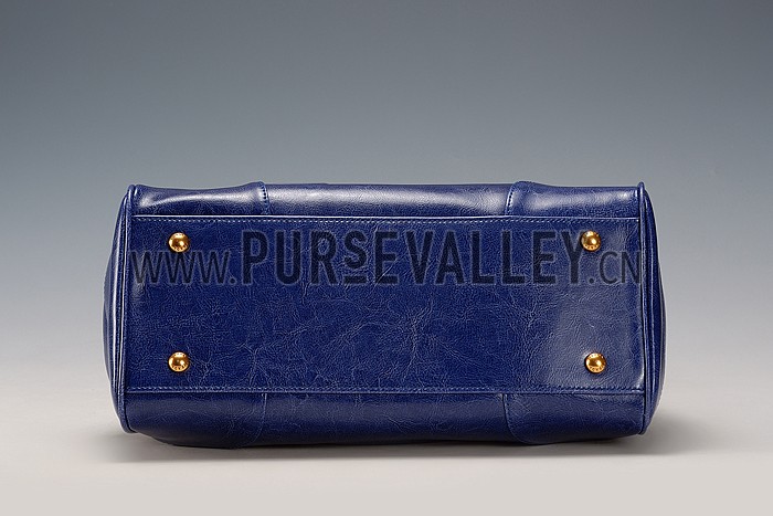 Prada Classic Satchel Blue
