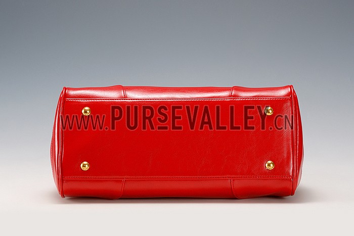 Prada Classic Satchel Red