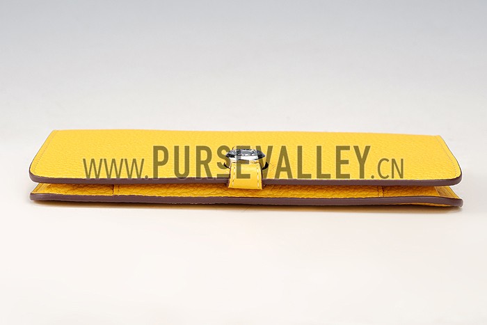 Hermes Dogon Wallet Yellow 18926641