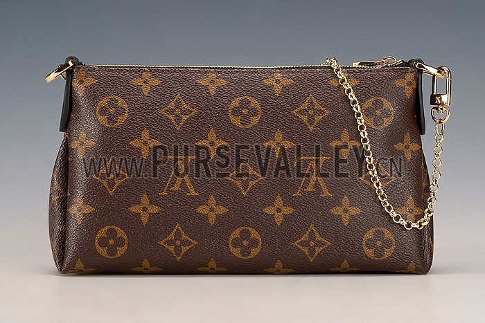 Louis Vuitton Monogram Pallas Clutch Black 18926687