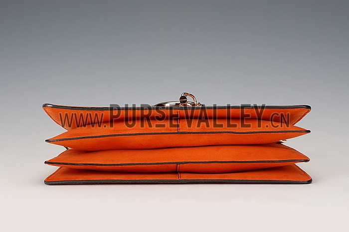 Chloe Faye Python Flap Tan Shoulder Bag