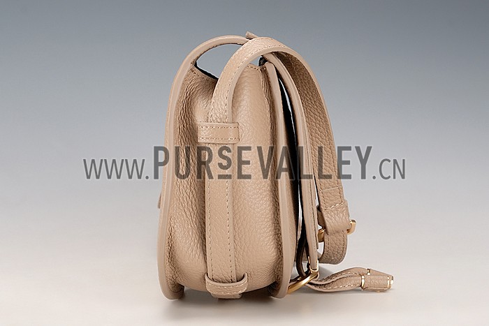 Chloe Marcie Flap Small Shoulder Bag Light Grey