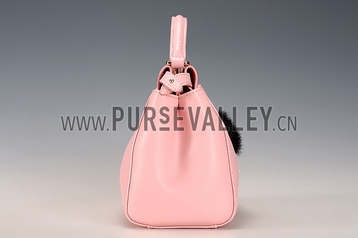 Fendi Peekaboo Karlito Capsule Detail Pink Bag