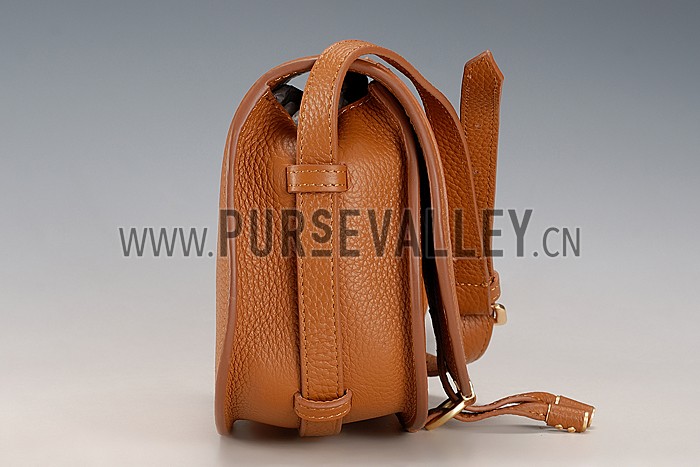 Chloe Marcie Flap Small Shoulder Bag Tan