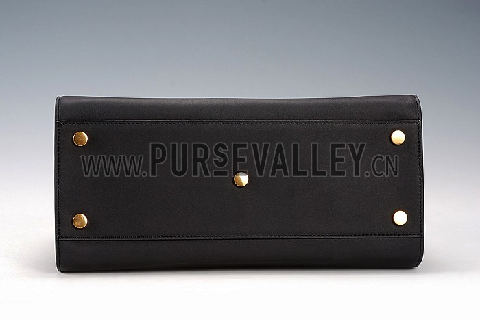 Saint Laurent Monogram Cabas Medium Black Bag