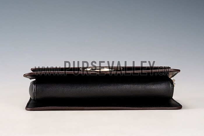 Chloe Faye Small Bag Black and Python Pattern