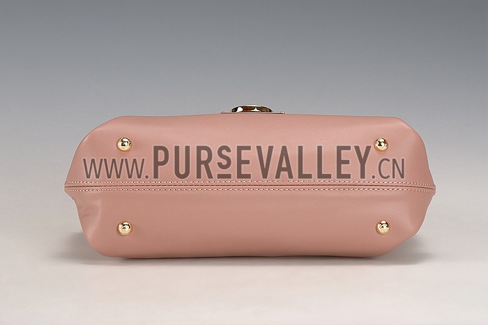 Salvatore Ferragamo Sofia Mini Leather Tote Beige