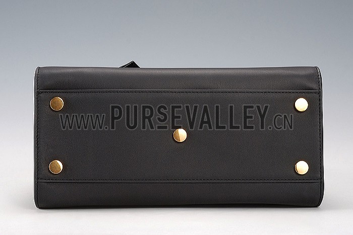 Saint Laurent Monogramme Cabas Small Black Bag