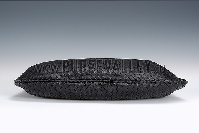 Bottega Veneta Intrecciato Nappa Hobo Bag Black