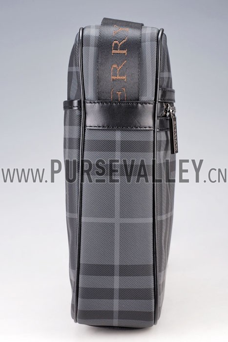 Burberry Small Check Crossbody Zipped Top Bag