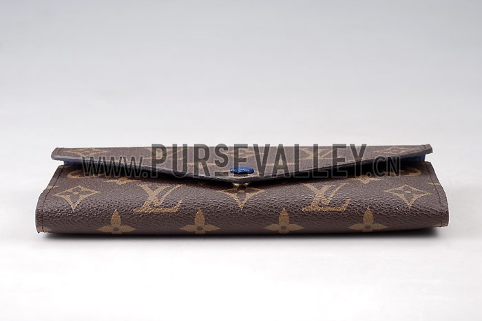 Louis Vuitton Josephine Blue Wallet