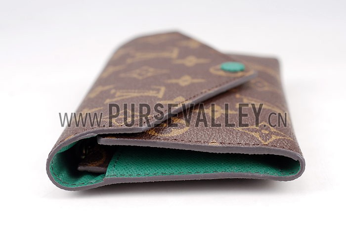 Louis Vuitton Josephine Green Wallet