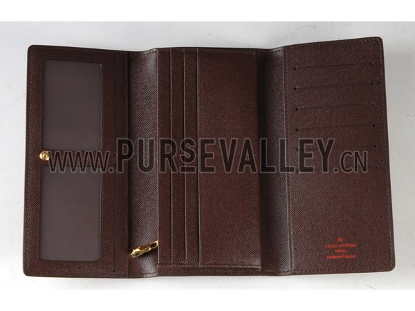 Louis Vuitton Damier Checkbook Wallet