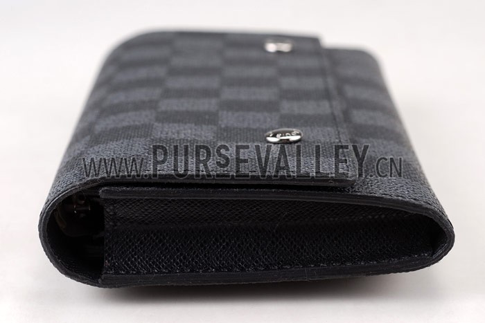 LV Adjustable Damier Graphite Wallet