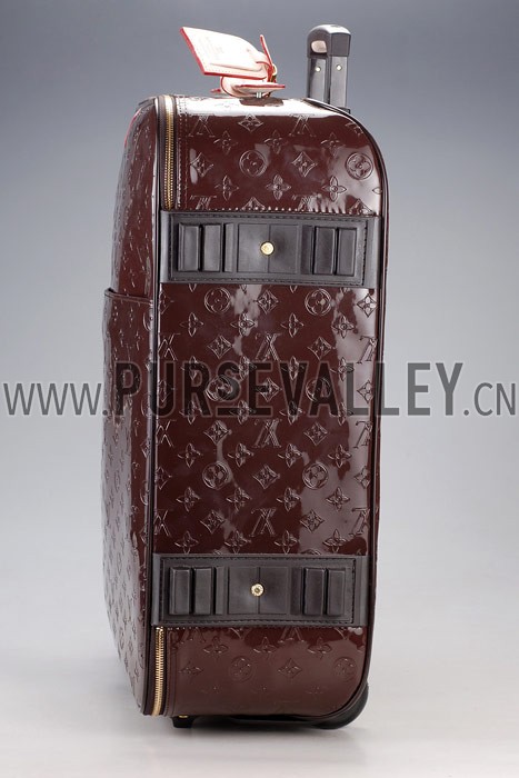 Louis Vuitton Brown Vernis Pegase 55