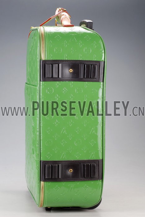 Louis Vuitton Green Vernis Pegase 55