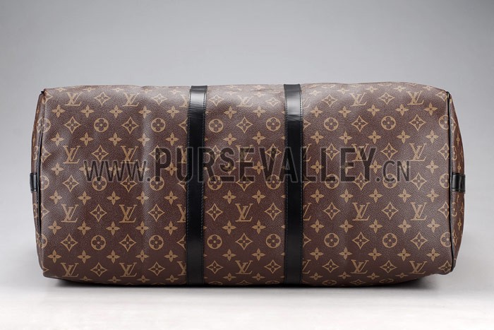 Louis Vuitton Keepall 55 Monogram Macassar Canvas