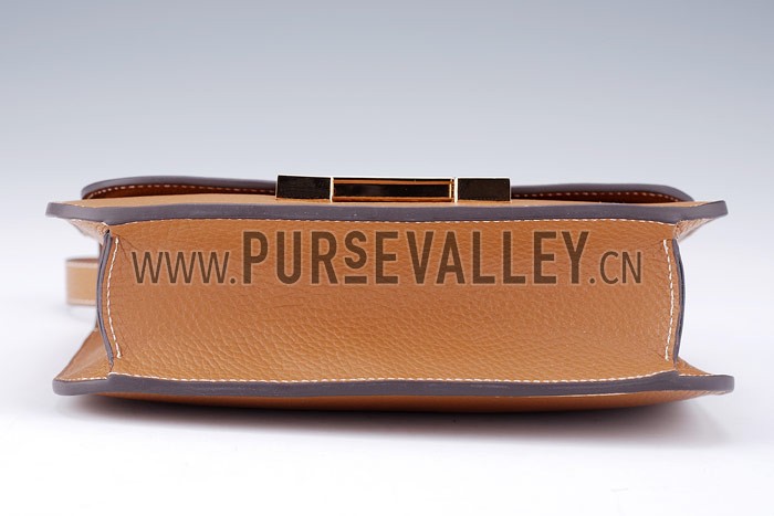 Hermes Constance Tan with Golden Buckle