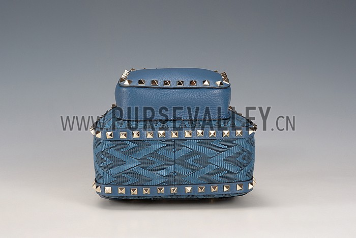 Valentino Viva Valentino Fabric Min Backpack Blue