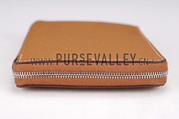 Hermes Azap Long Wallet Tan
