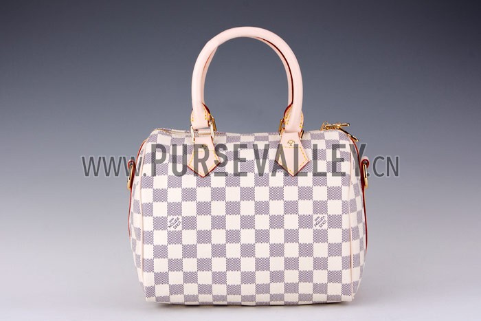 Louis Vuitton Damier Azur Speedy 25 with Shoulder Strap