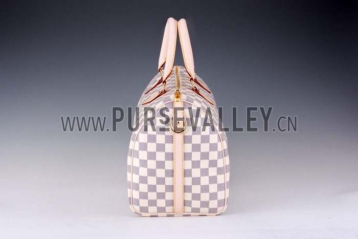 Louis Vuitton Damier Azur Speedy 35 with Shoulder Strap