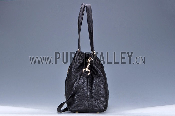 Gucci Soho Black Leather Working Tote