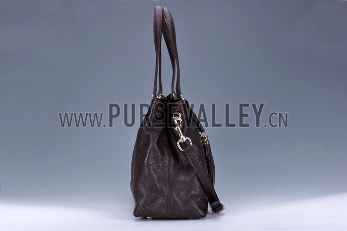 Gucci Soho Dark Brown Leather Working Tote