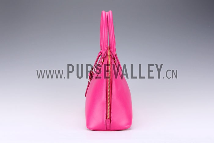 Prada Saffiano Medium Promenade Tote Fuchsia