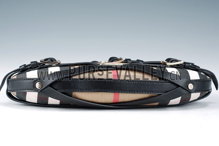 Burberry Bridle House Check Sling Bag Black