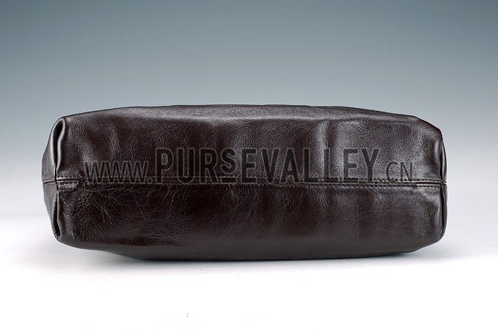 Gucci Soho Large Hobo with Embossed Interlocking G Dark Brown