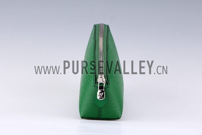 Louis Vuitton Epi Leather Cosmetic Case Green
