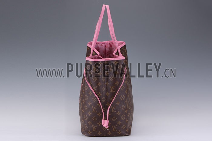 Louis Vuitton Monogram Neverfull GM Rose Velours