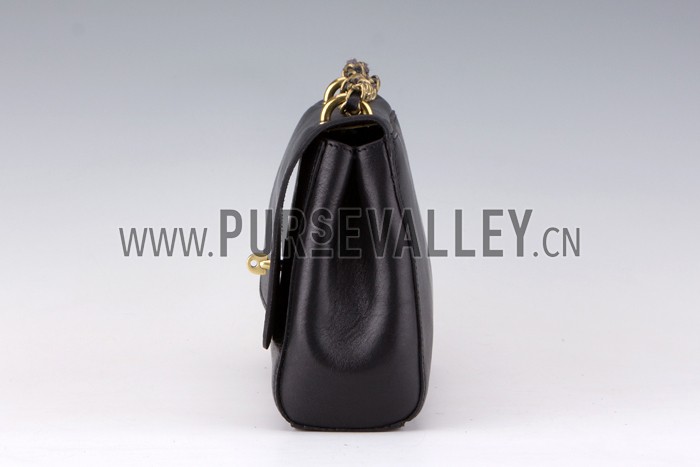 Mulberry Lily Black Leather Shoulder Bag
