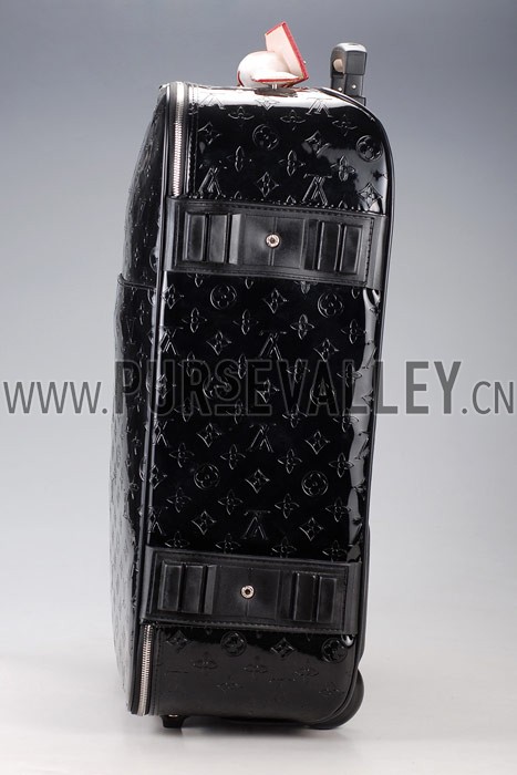 Louis Vuitton Black Vernis Pegase 55