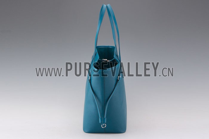 Louis Vuitton Neverfull MM Epi Leather Blue