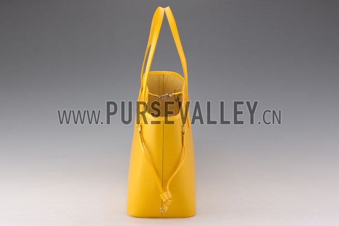 Louis Vuitton Neverfull MM Epi Leather Yellow