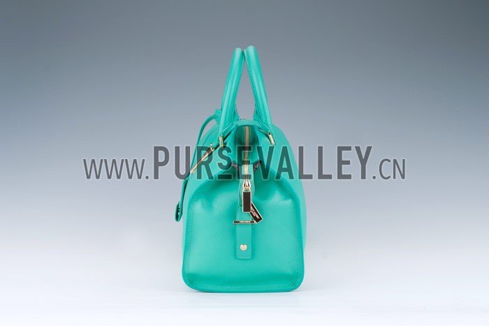 YSL Cabas Small Leather Shopper Azure
